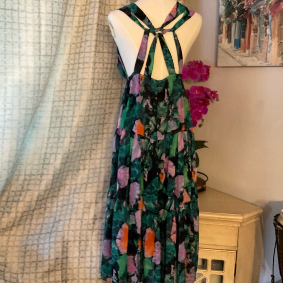 Moda International Floral Sun Dress Size Medium - Picture 6 of 13